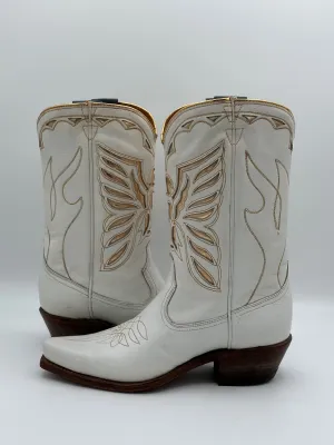 1940's ACME Golden Inlay Thunderbirds Cowgirl Boots size 6 A