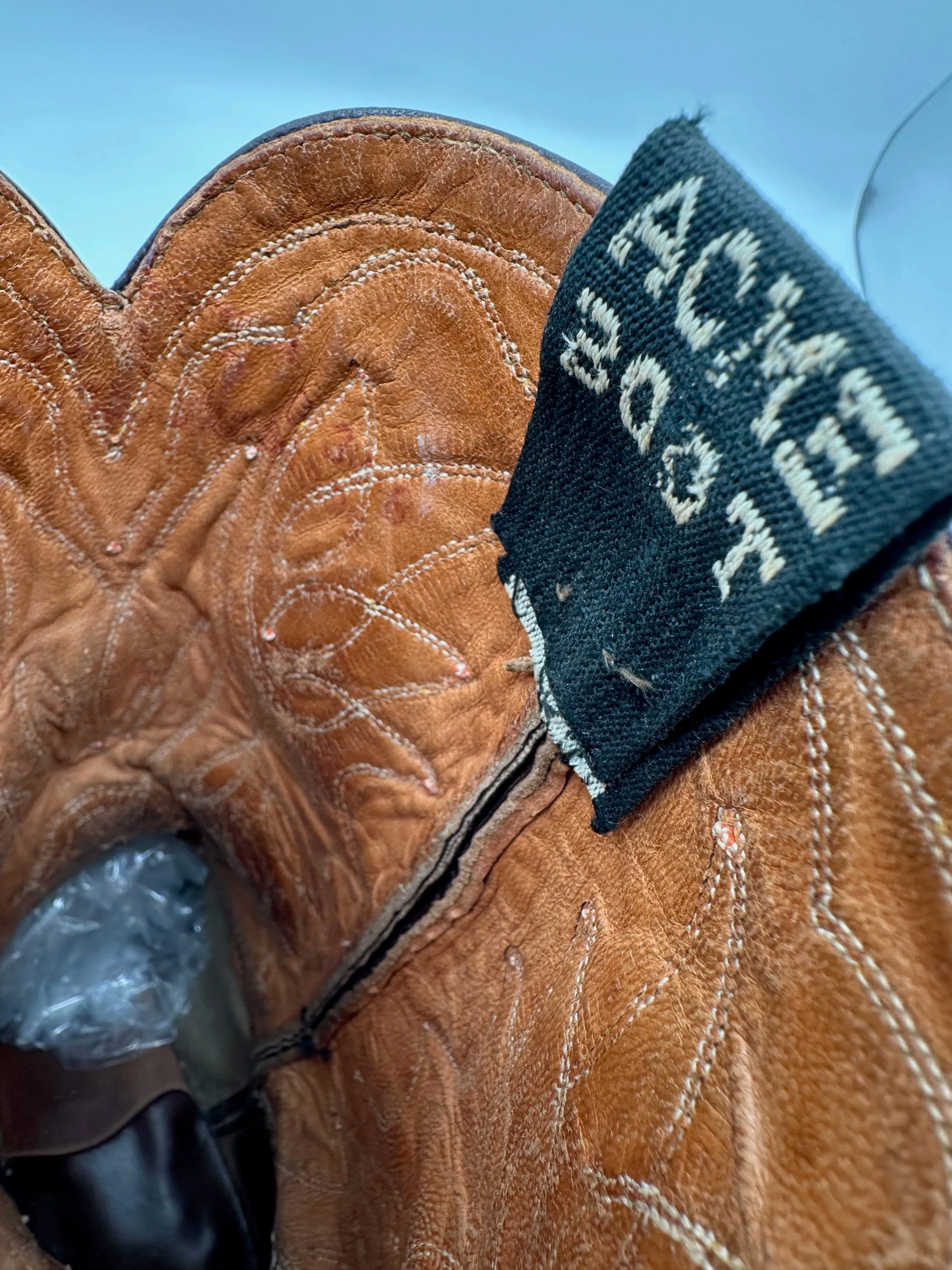 1940's ACME Vintage Inlay Cowboy Boots size 8 D