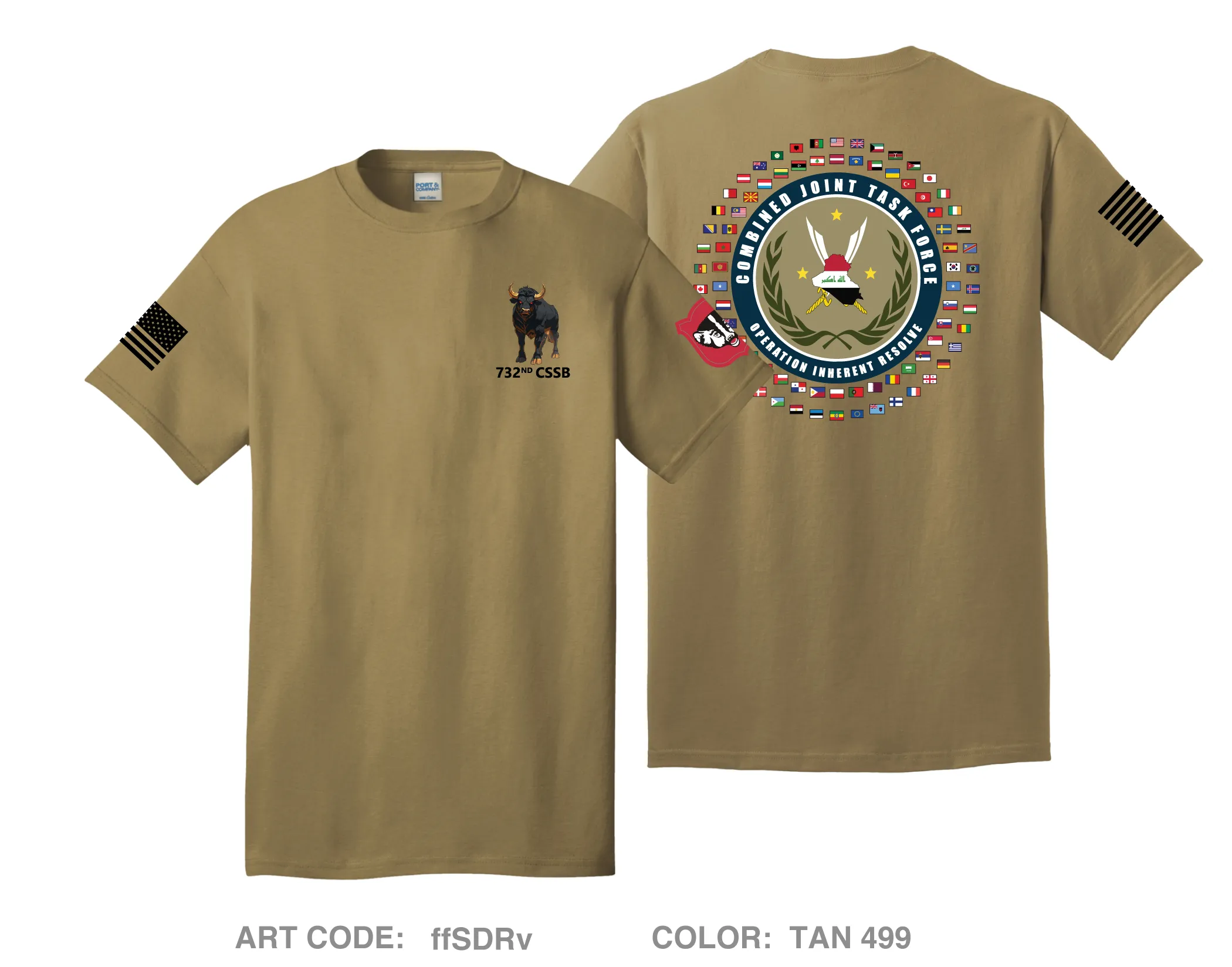 732nd CSSB Comfort Unisex Cotton SS Tee - ffSDRv