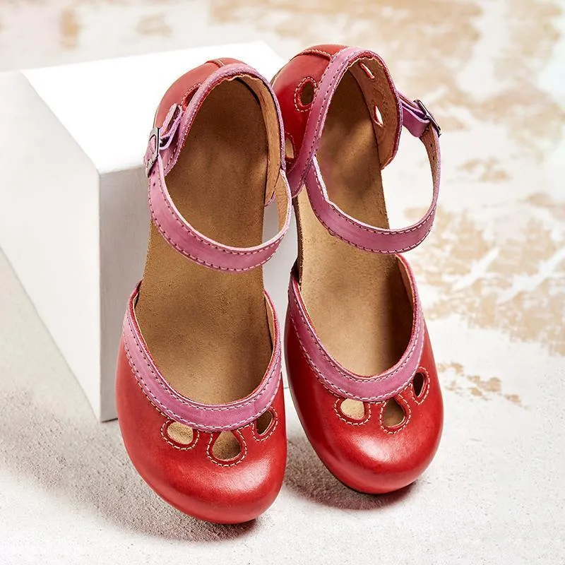 ALICE - Supportive sandals with low heels