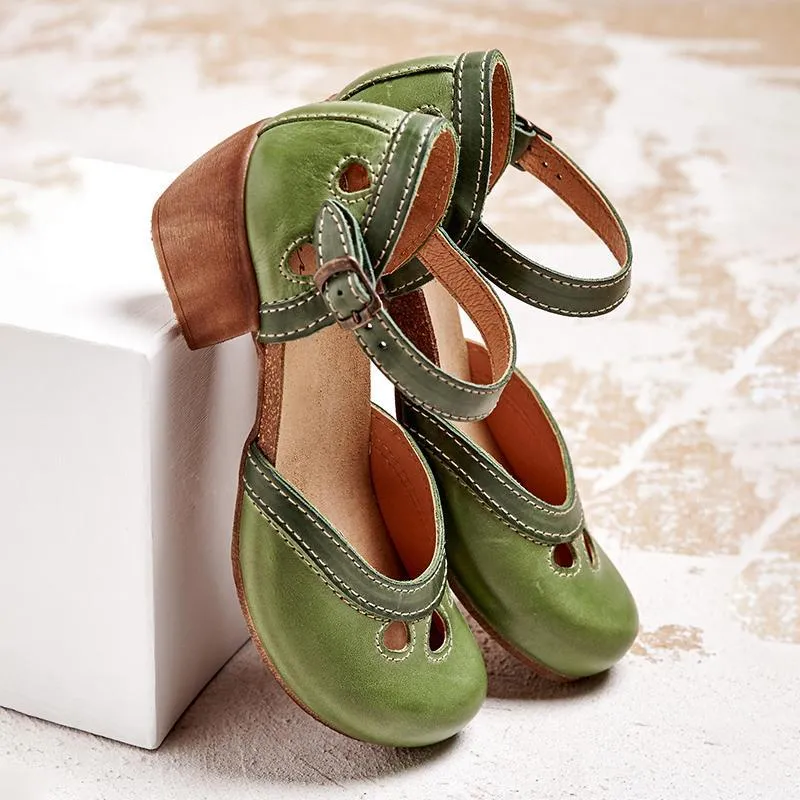 ALICE - Supportive sandals with low heels