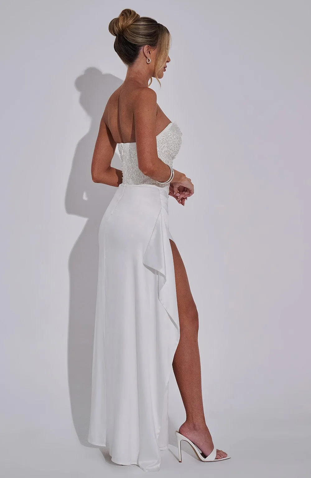 Ana Maxi Dress - Ivory