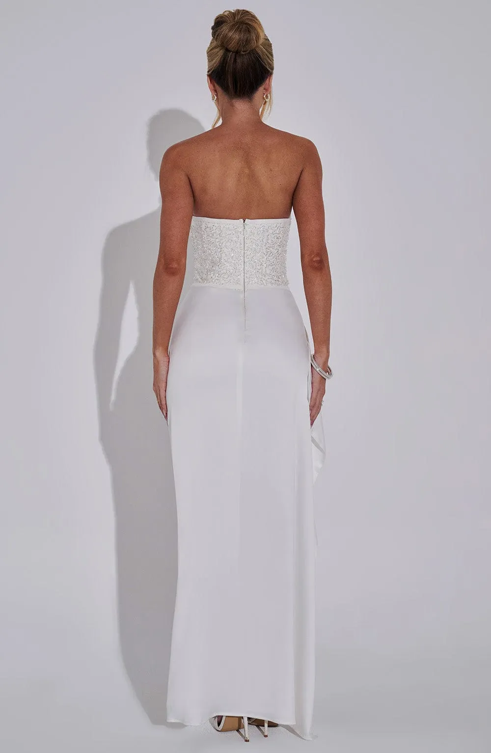 Ana Maxi Dress - Ivory