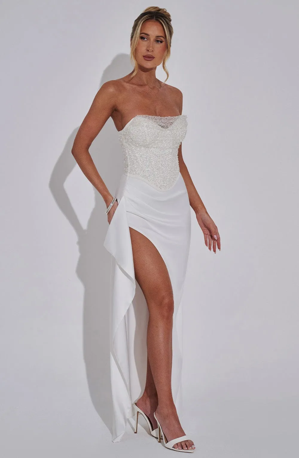 Ana Maxi Dress - Ivory