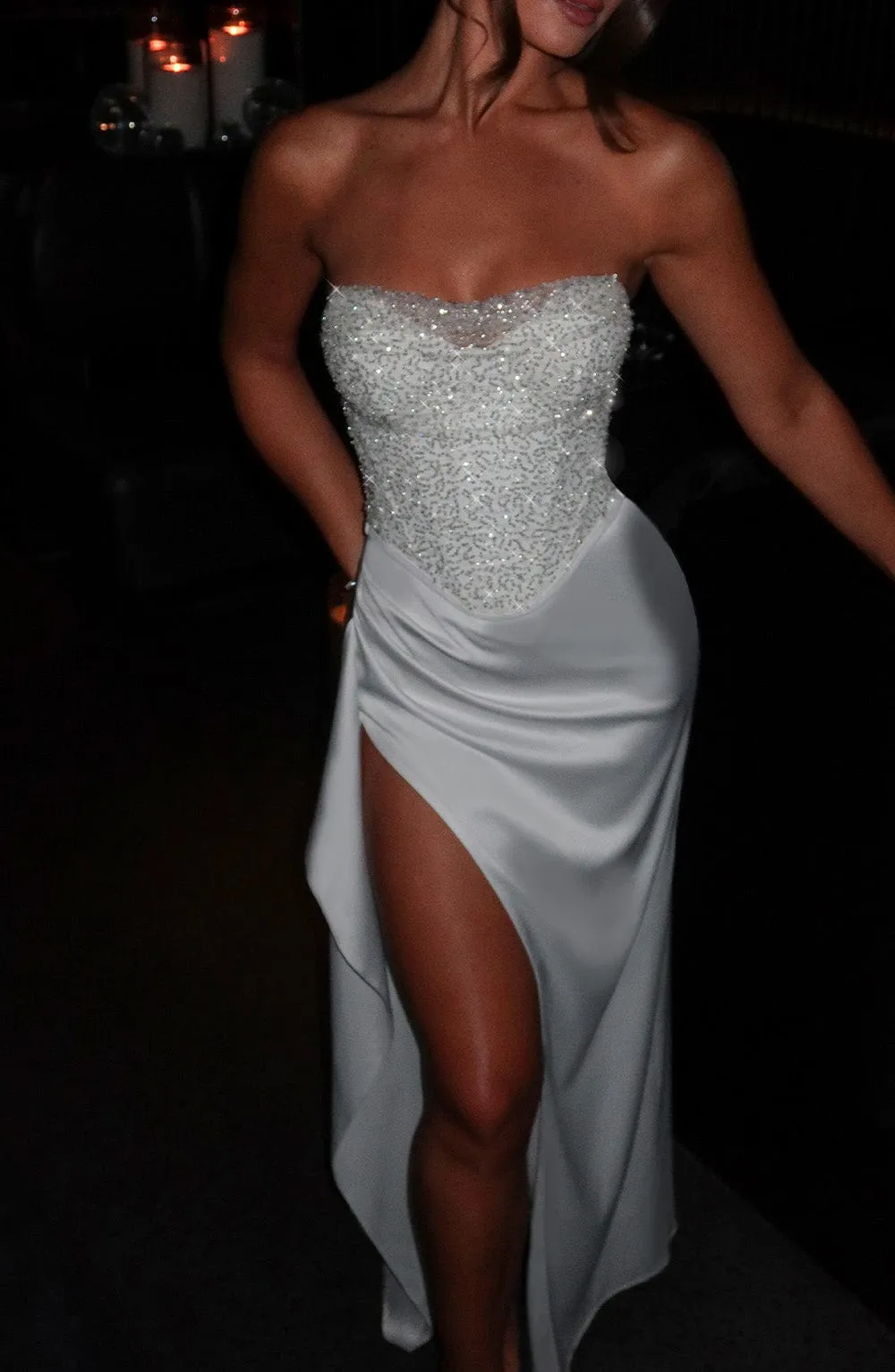 Ana Maxi Dress - Ivory