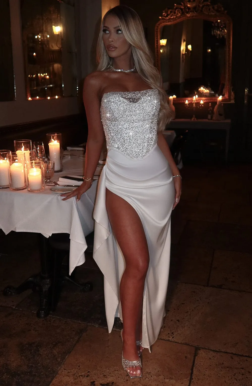 Ana Maxi Dress - Ivory