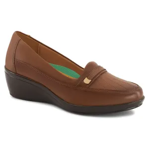 Andrea Exclusive Comfort Leather Wedge Flats 84795