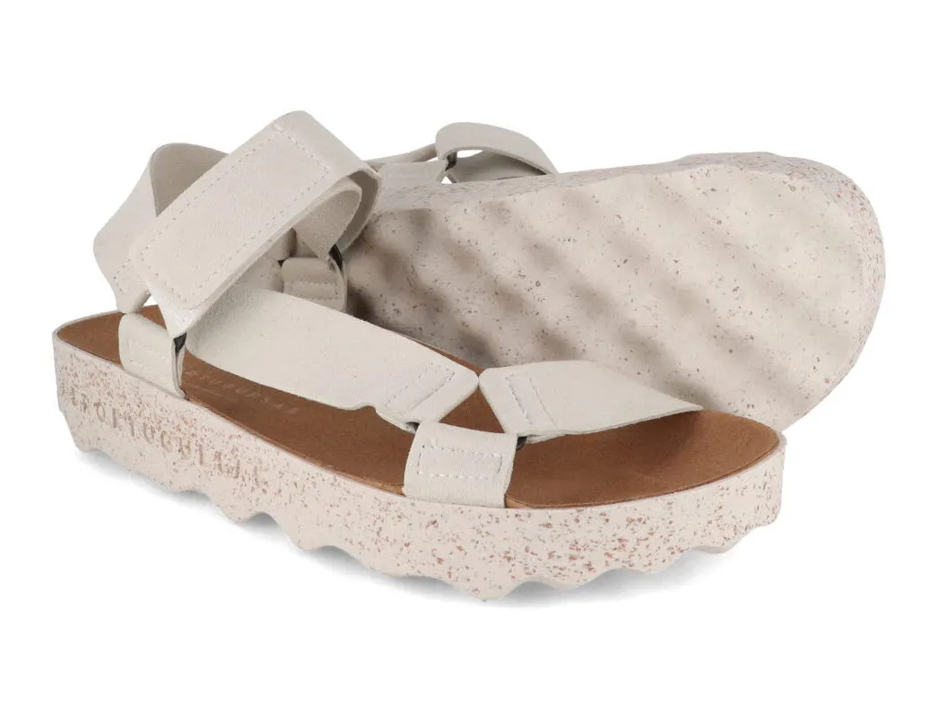 ASPORTUGUESAS Women Sandals 'City Line Clew', offwhite