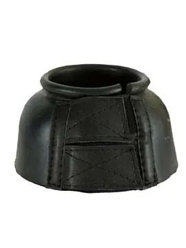 Basic Smooth Rubber Velcro Bell Boots