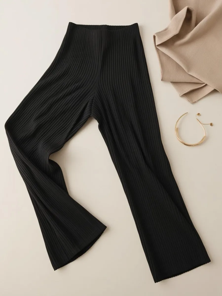 Black Trousers [WIDE LEGGED]
