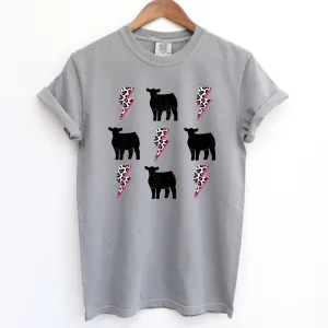 Bolt Cattle ComfortWash/ComfortColor T-Shirt (S-4XL) - Multiple Colors!