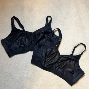Chantelle C Magnifique Nouveau Wireless 2 Bra Bundle Black Size 38DDD / 38F