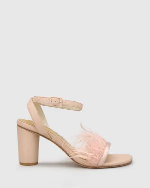 Chichi Heel - Pink Feather