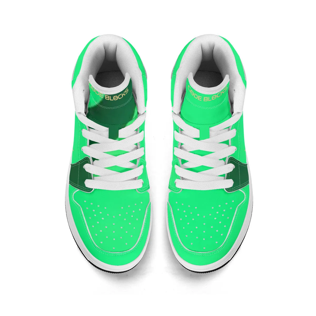 Children High-Top Synthetic Leather Sneakers