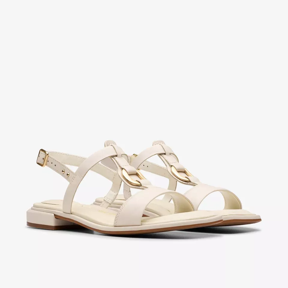 Clarks Women's Ariany Sling Cream Leather 26181241