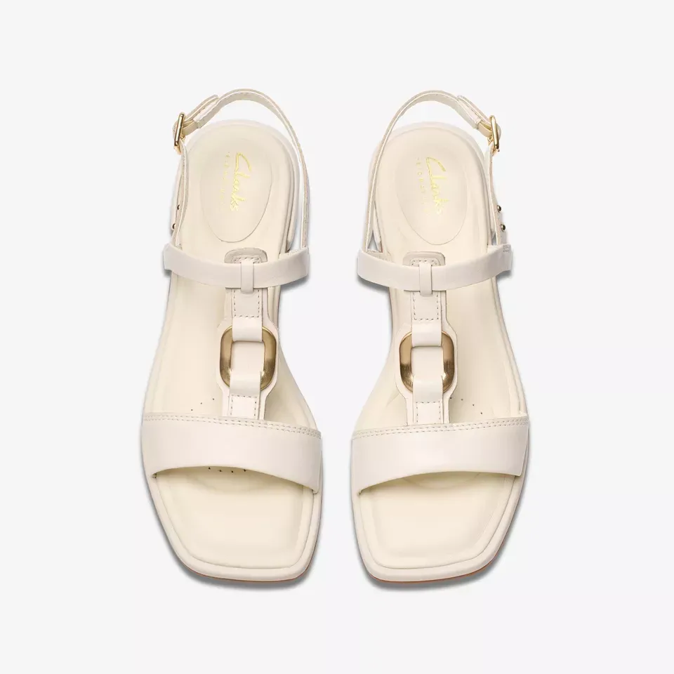 Clarks Women's Ariany Sling Cream Leather 26181241