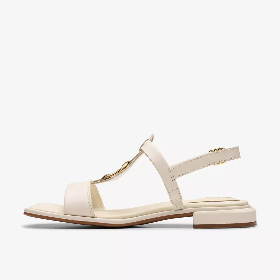 Clarks Women's Ariany Sling Cream Leather 26181241