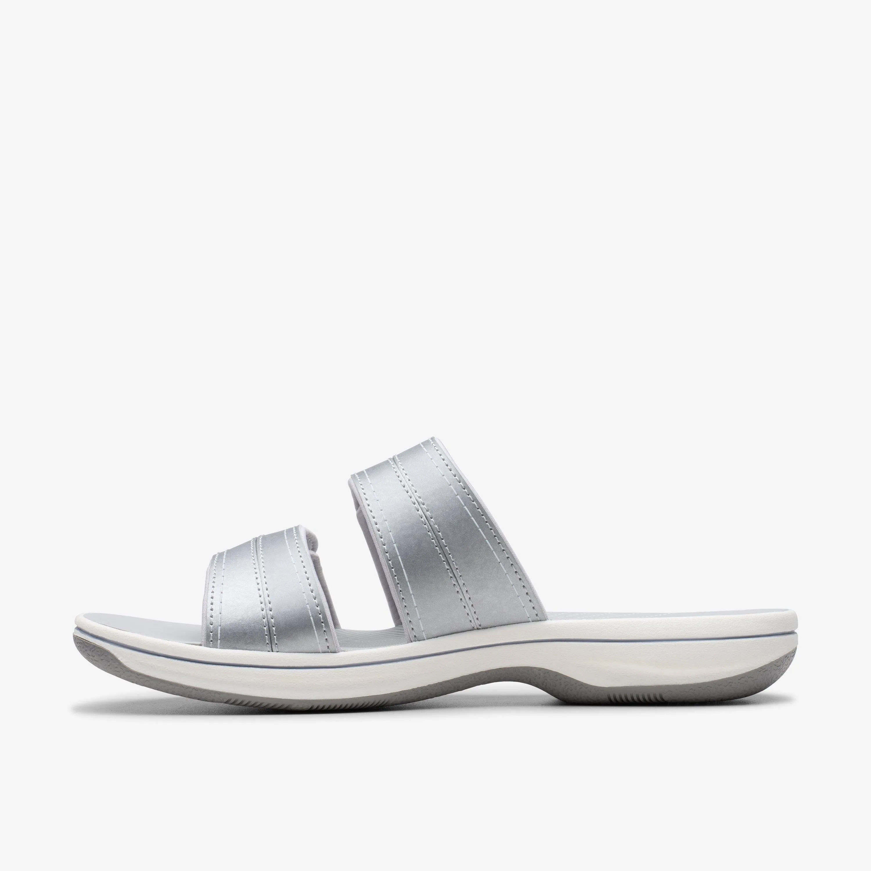Clarks Women's Breeze Maye Silver 26182098