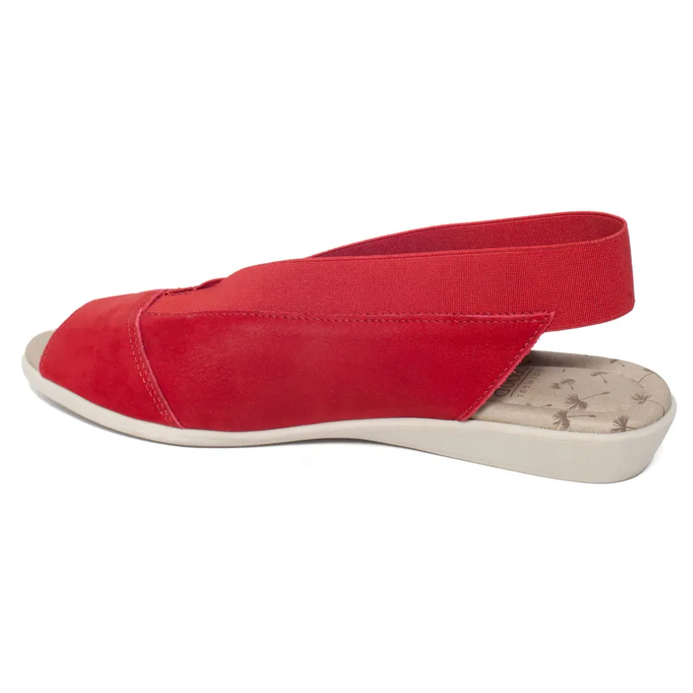 Cloud Footwear Caliber Vogue Longbeach Kitty Red Sandal (Women's)