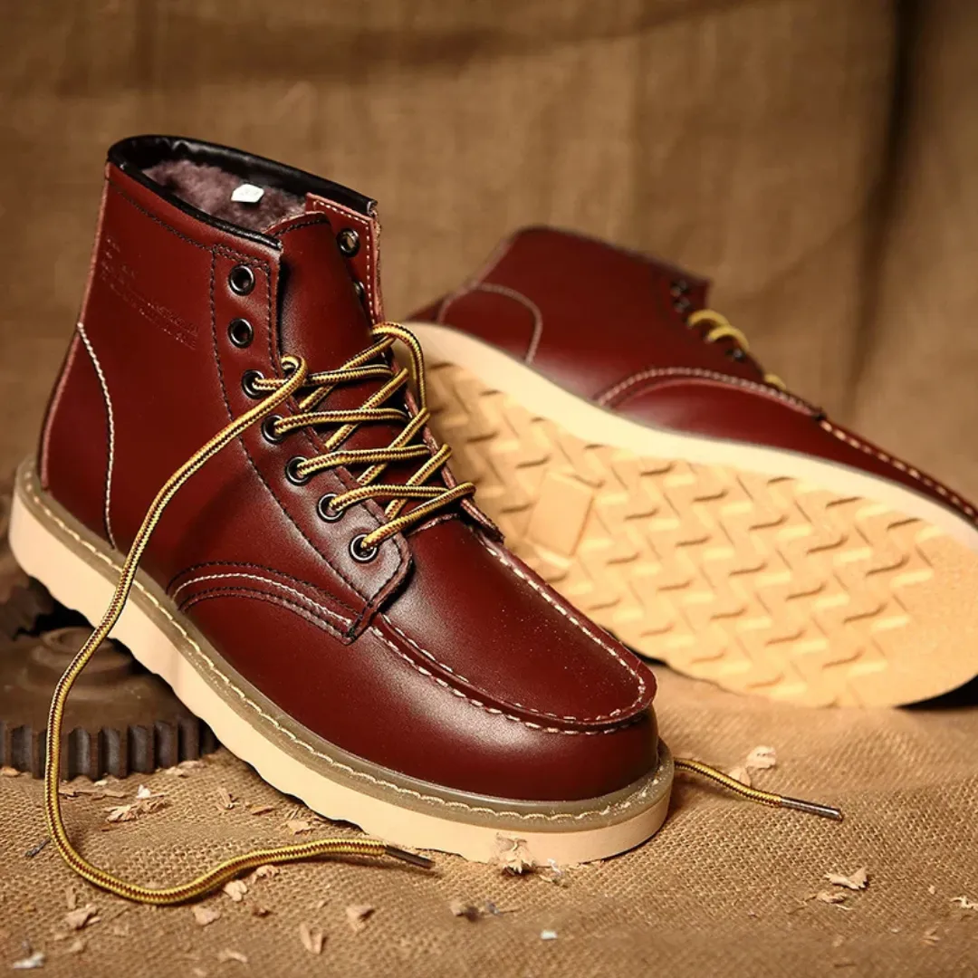 Cole™ | Classic Vintage Leather Boots for Timeless Style