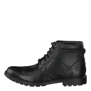 Curington Rise Blk Smooth Lea