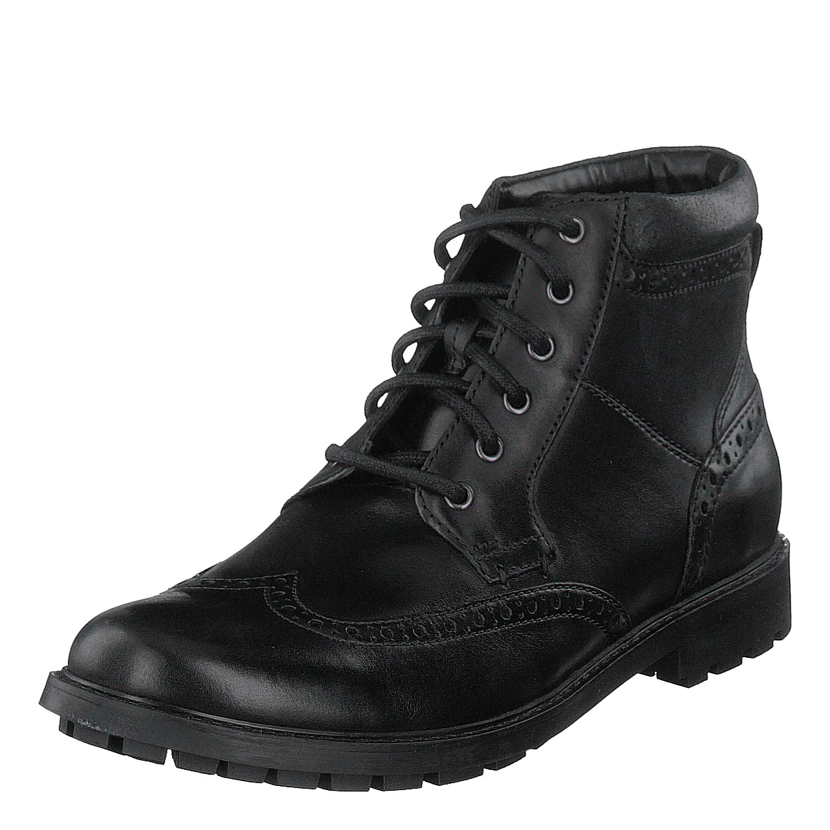Curington Rise Blk Smooth Lea