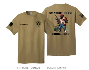 CUSTOM 44th IBCT S-2 Night Shift Comfort Unisex Cotton SS Tee - yCMgJS