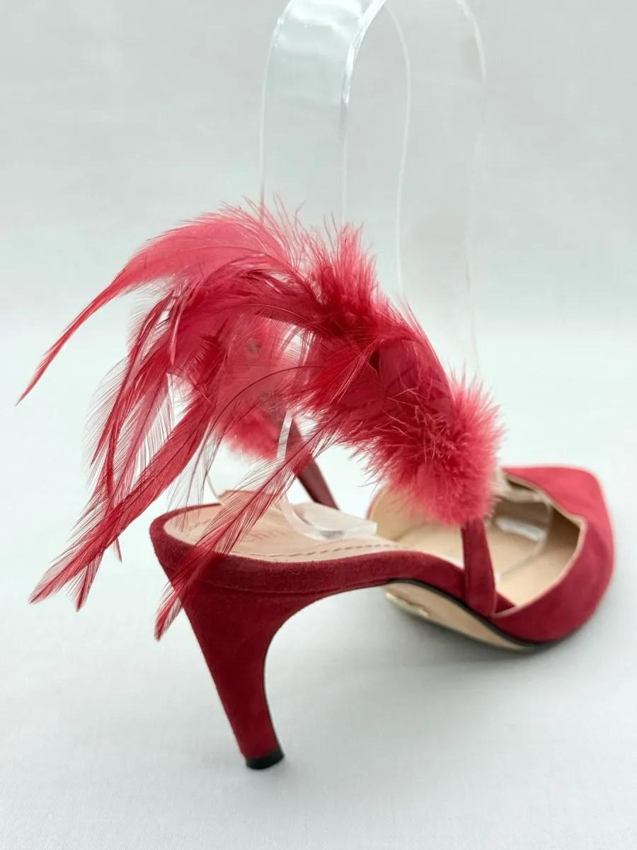 DIOR Ethnie Red Slingbacks 38
