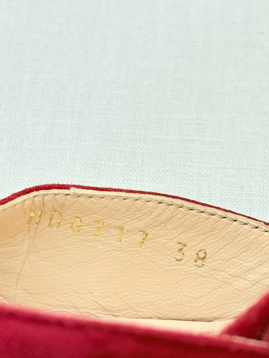 DIOR Ethnie Red Slingbacks 38