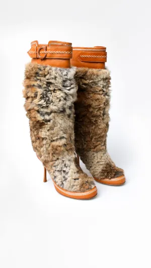 Dior Rabbit Fur Boots