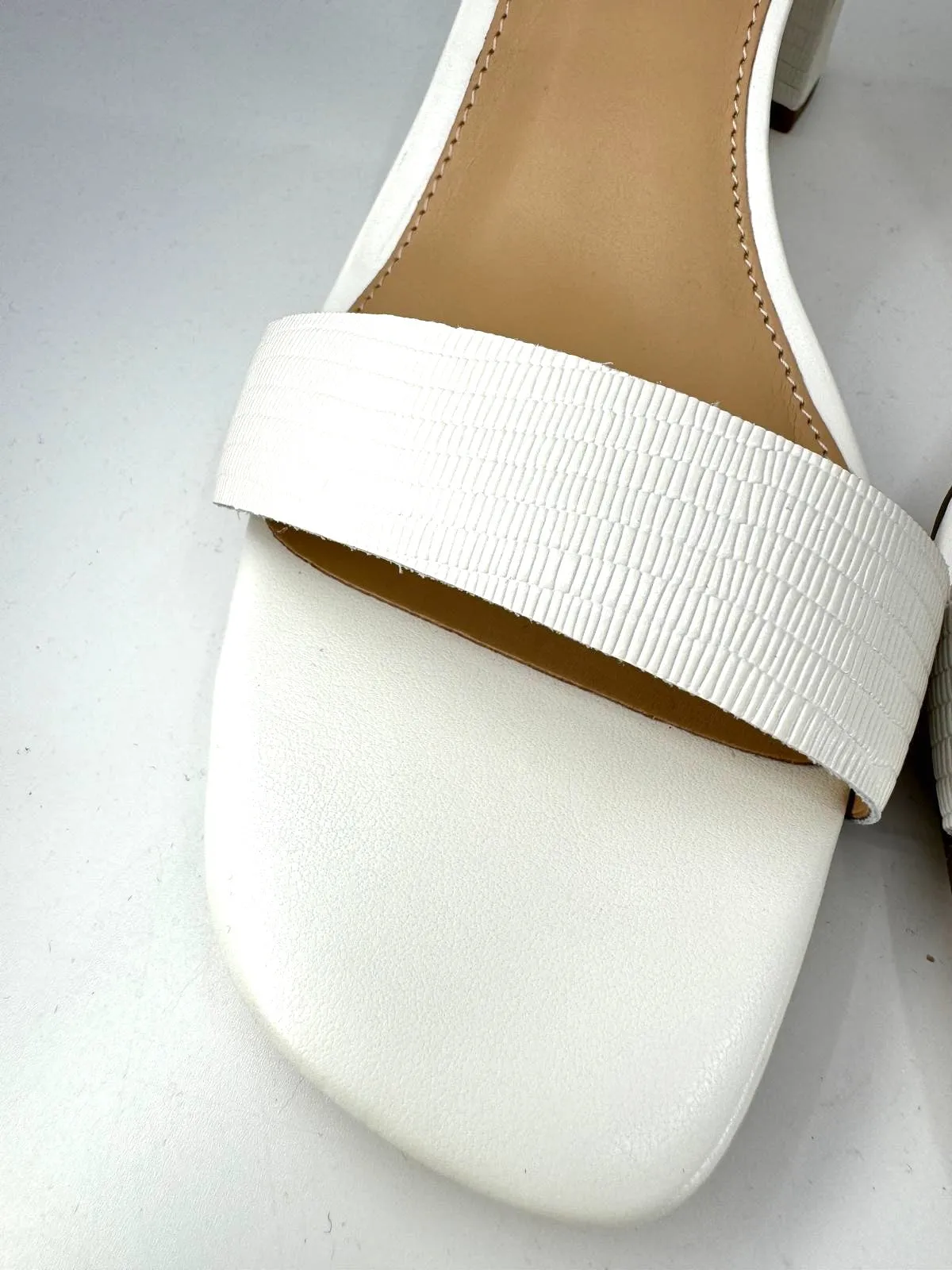 DONAL J PLINER FARAH LEATHER OPEN-TOE ANKLE STRAP SANDALS