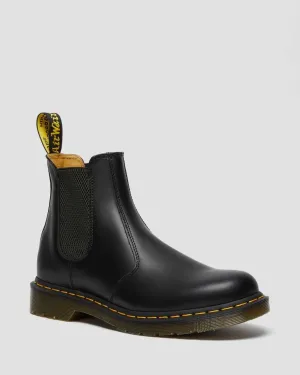 Dr Martens 2976 Smooth Leather Chelsea Boots Black YS