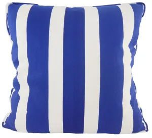 Draper Stripe Throw Pillow - Royal Blue