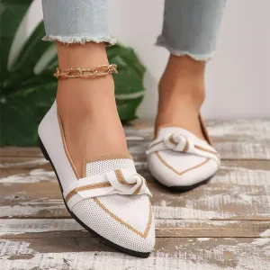 Elegant Bow-Tied Flats – The Perfect Blend of Comfort and Class