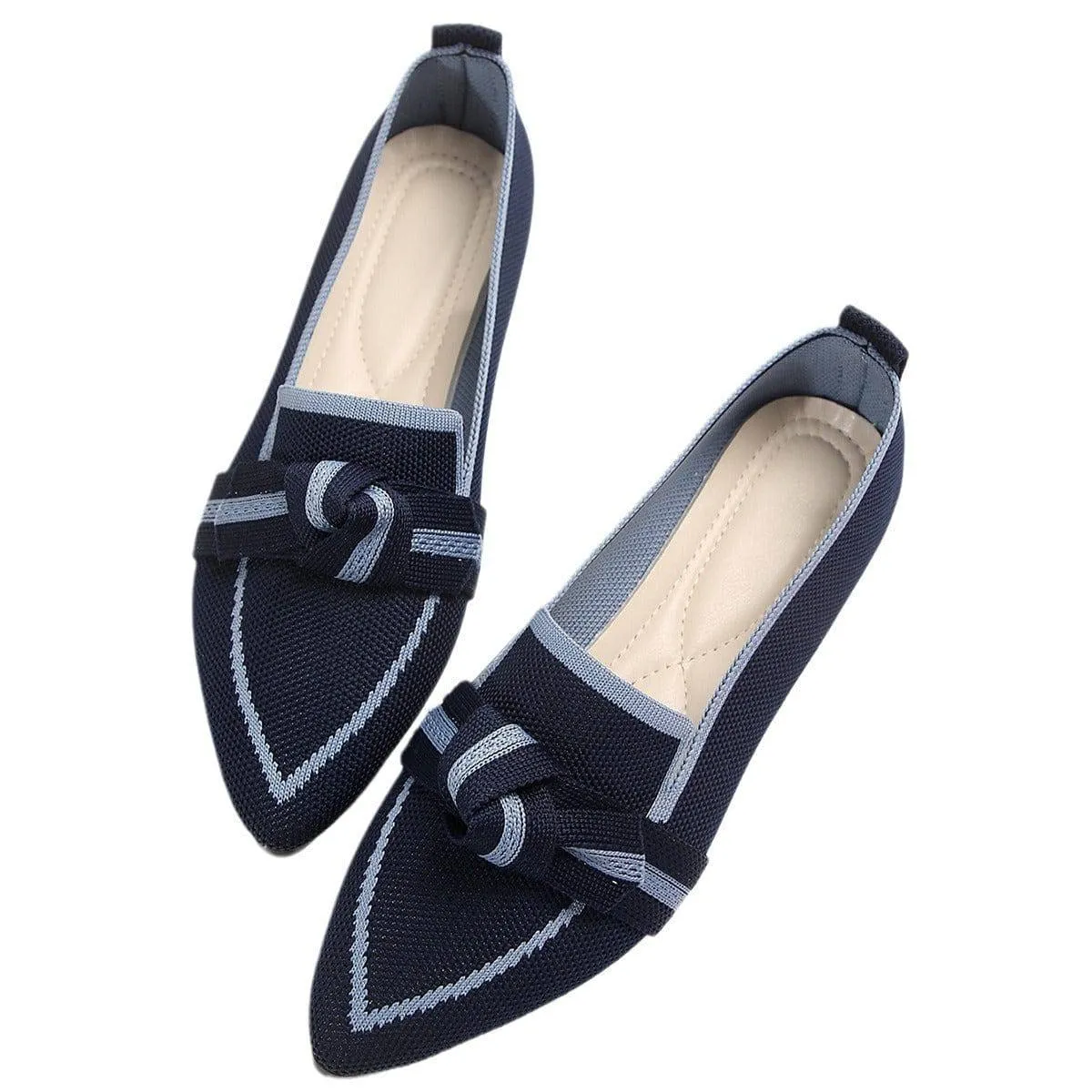 Elegant Bow-Tied Flats – The Perfect Blend of Comfort and Class