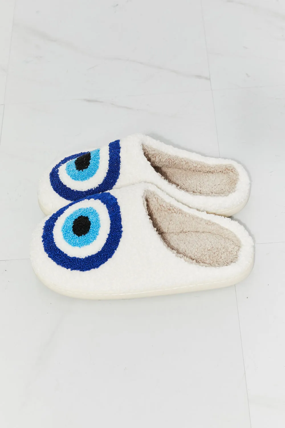 Eye Plush Slipper Shoes