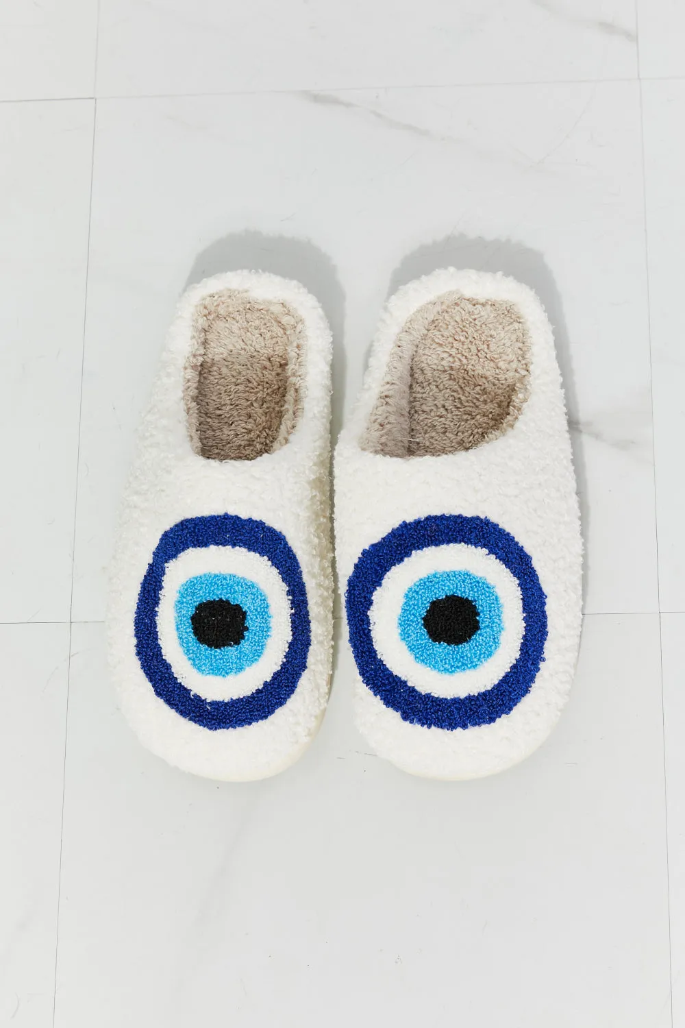 Eye Plush Slipper Shoes