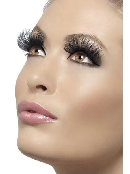 Eyelashes Black 60's Style Long