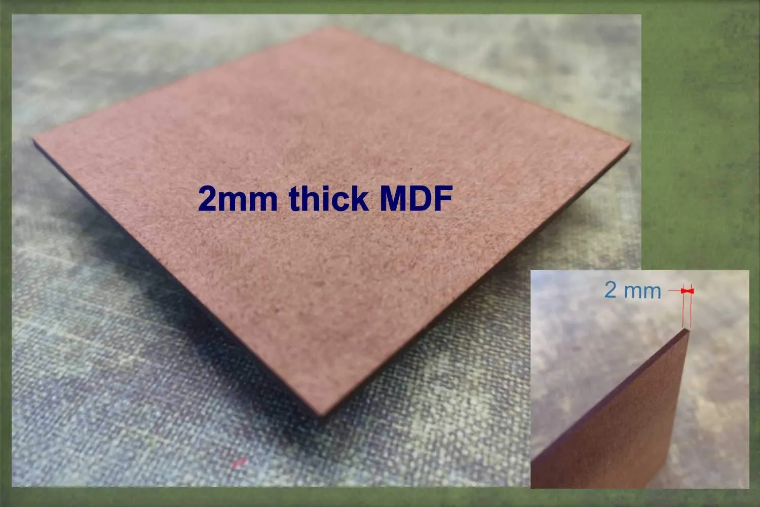 Feather 2 with slit - wooden craft cut-out - 2mm MDF
