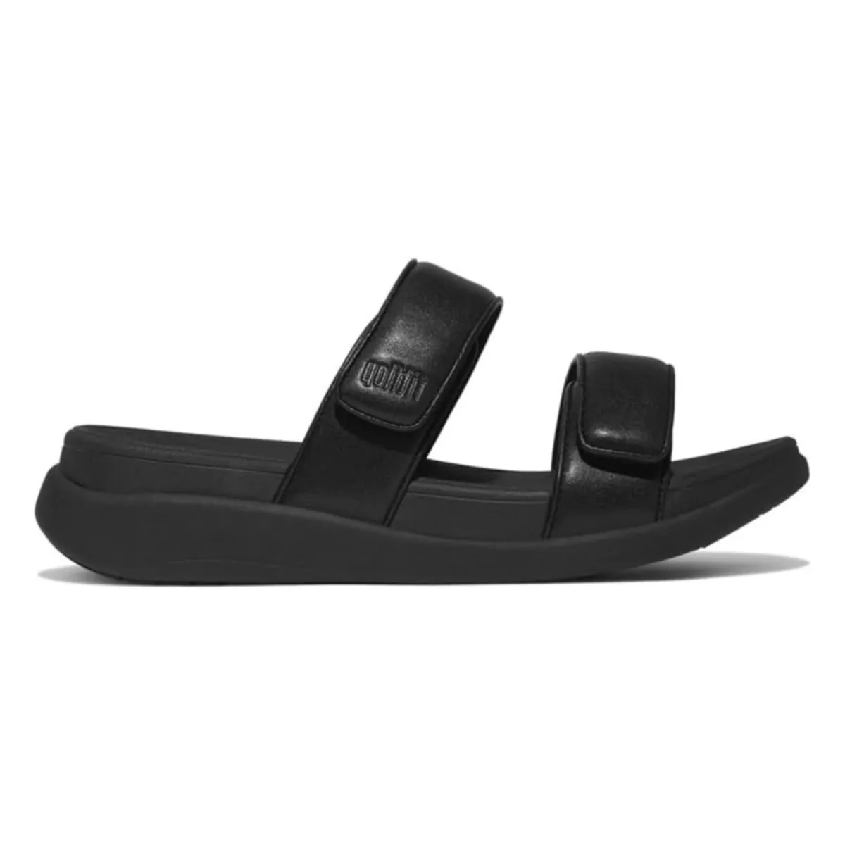 FitFlop Women's F-Mode GO Adjustable Two-Bar All Black