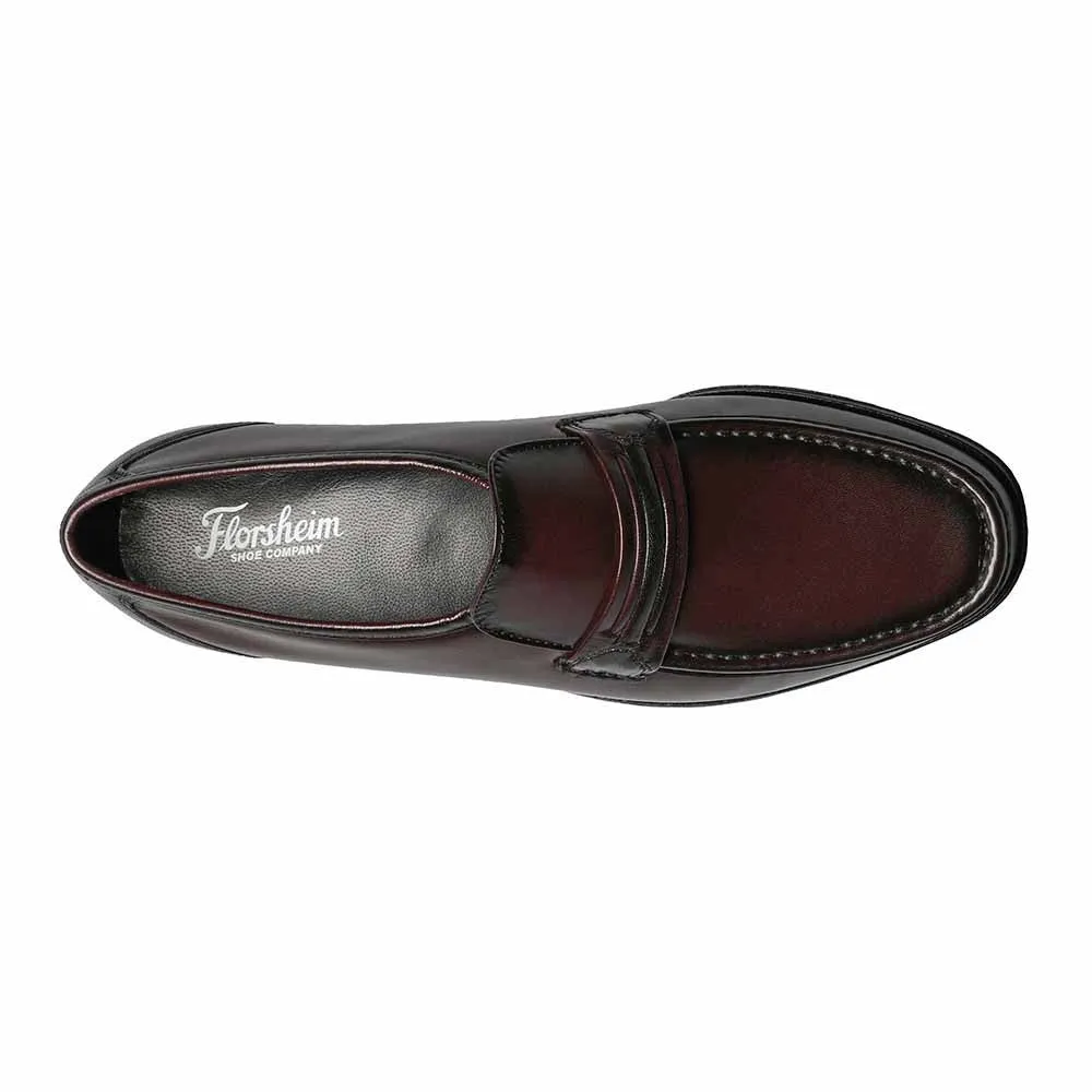 Florsheim Como Black Cherry Moc Toe Strap Loafer