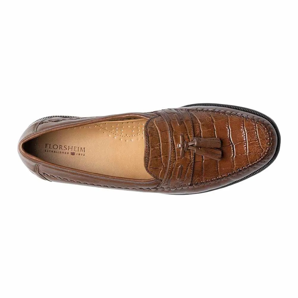 Florsheim Pisa Cognac Moc Toe Tassel Loafer