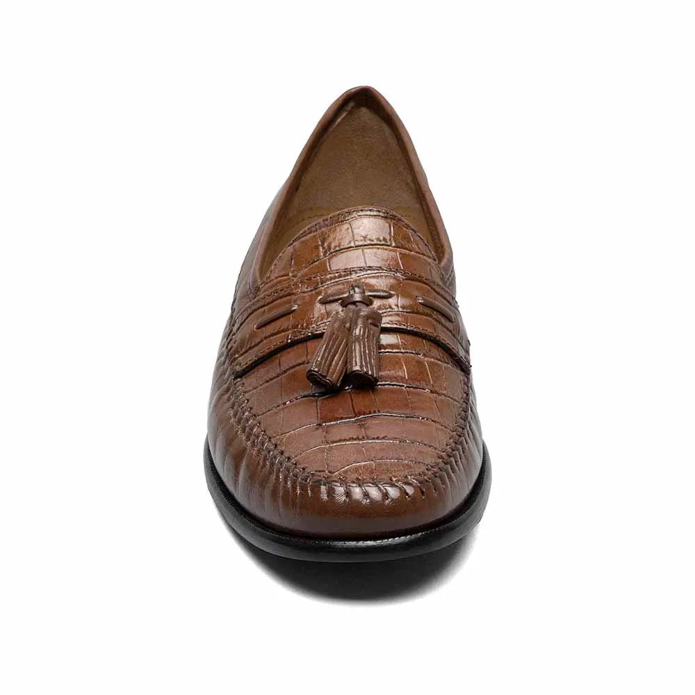 Florsheim Pisa Cognac Moc Toe Tassel Loafer