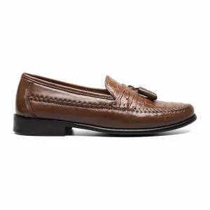 Florsheim Pisa Cognac Moc Toe Tassel Loafer