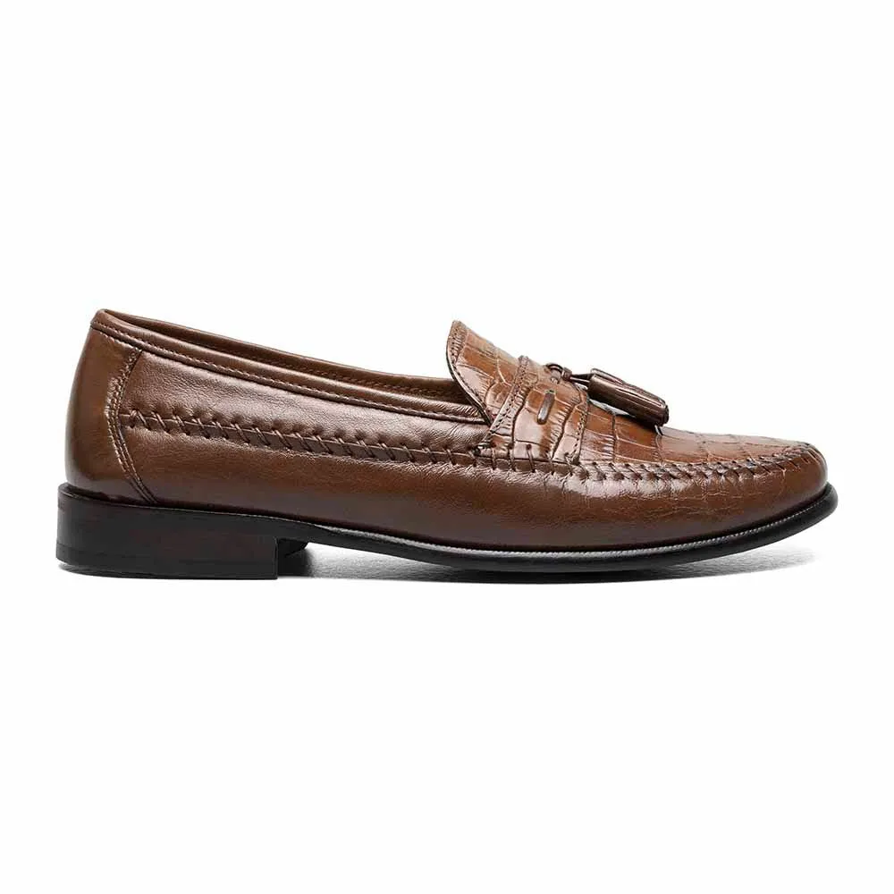 Florsheim Pisa Cognac Moc Toe Tassel Loafer