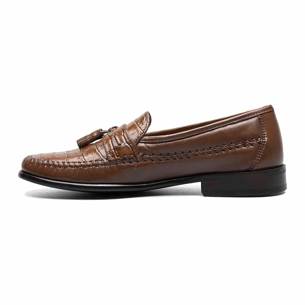 Florsheim Pisa Cognac Moc Toe Tassel Loafer