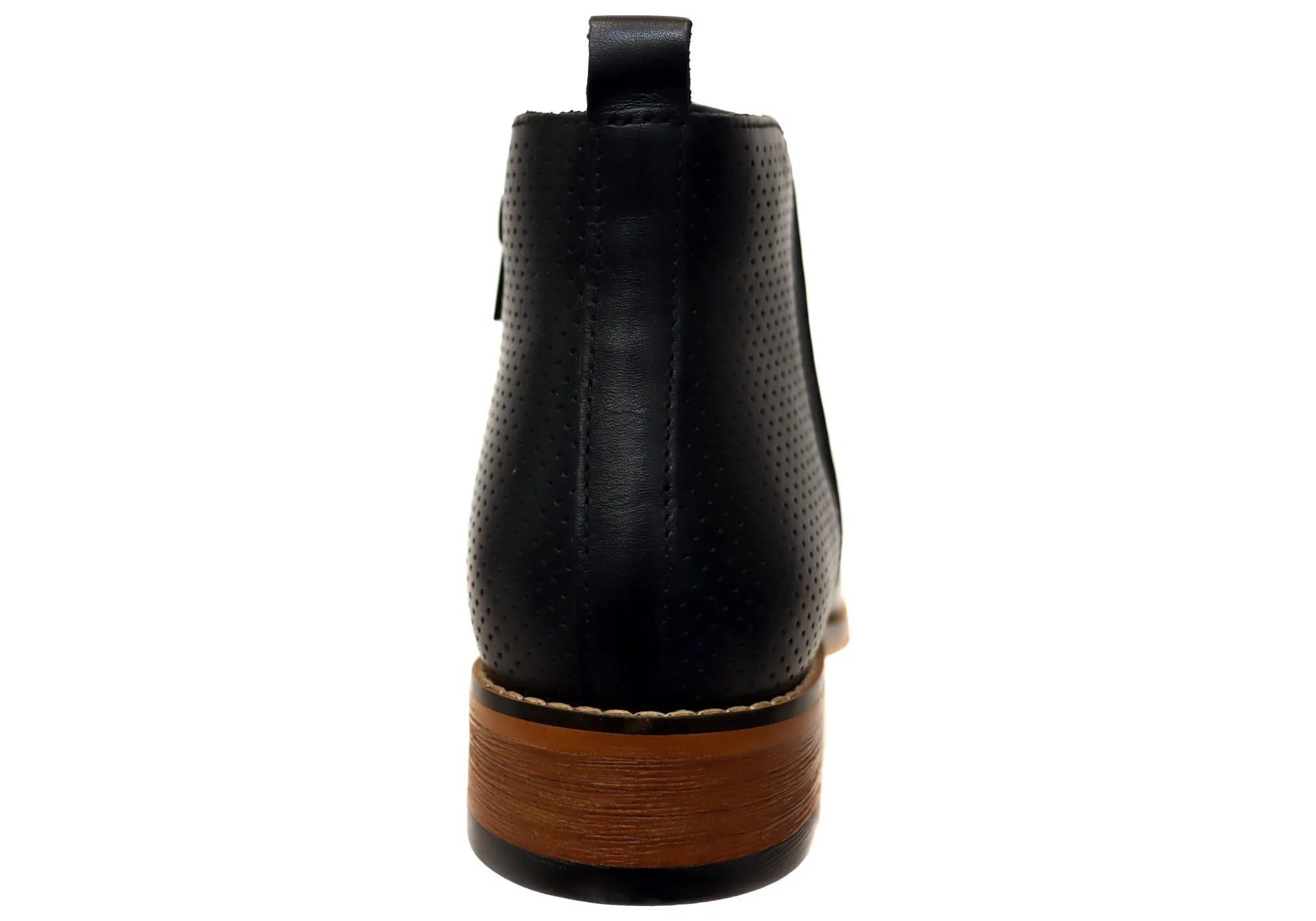 Florsheim Womens Comfortable Leather Mel Plain Toe Zip Boots