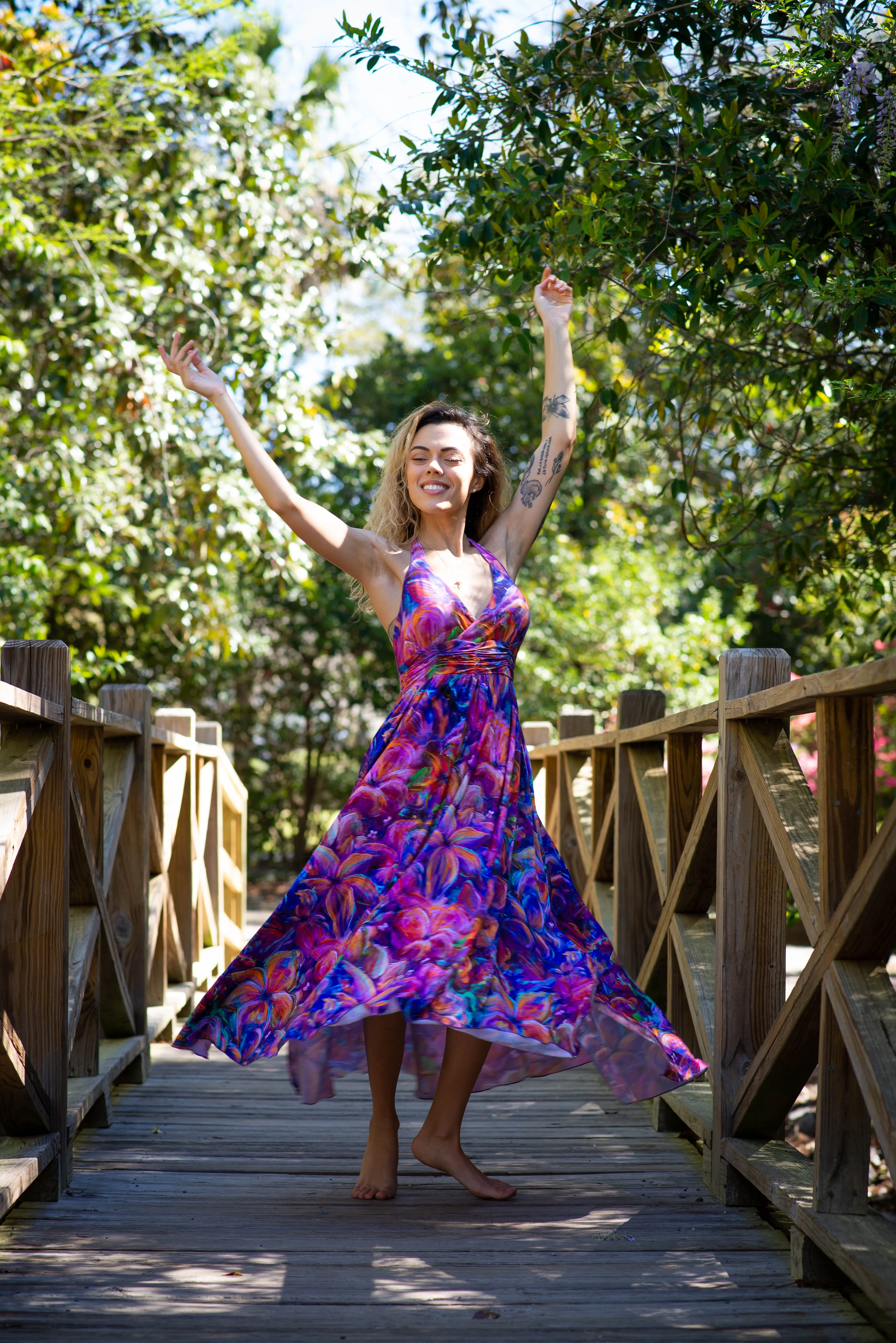 Flourish Bamboo Halter Dress