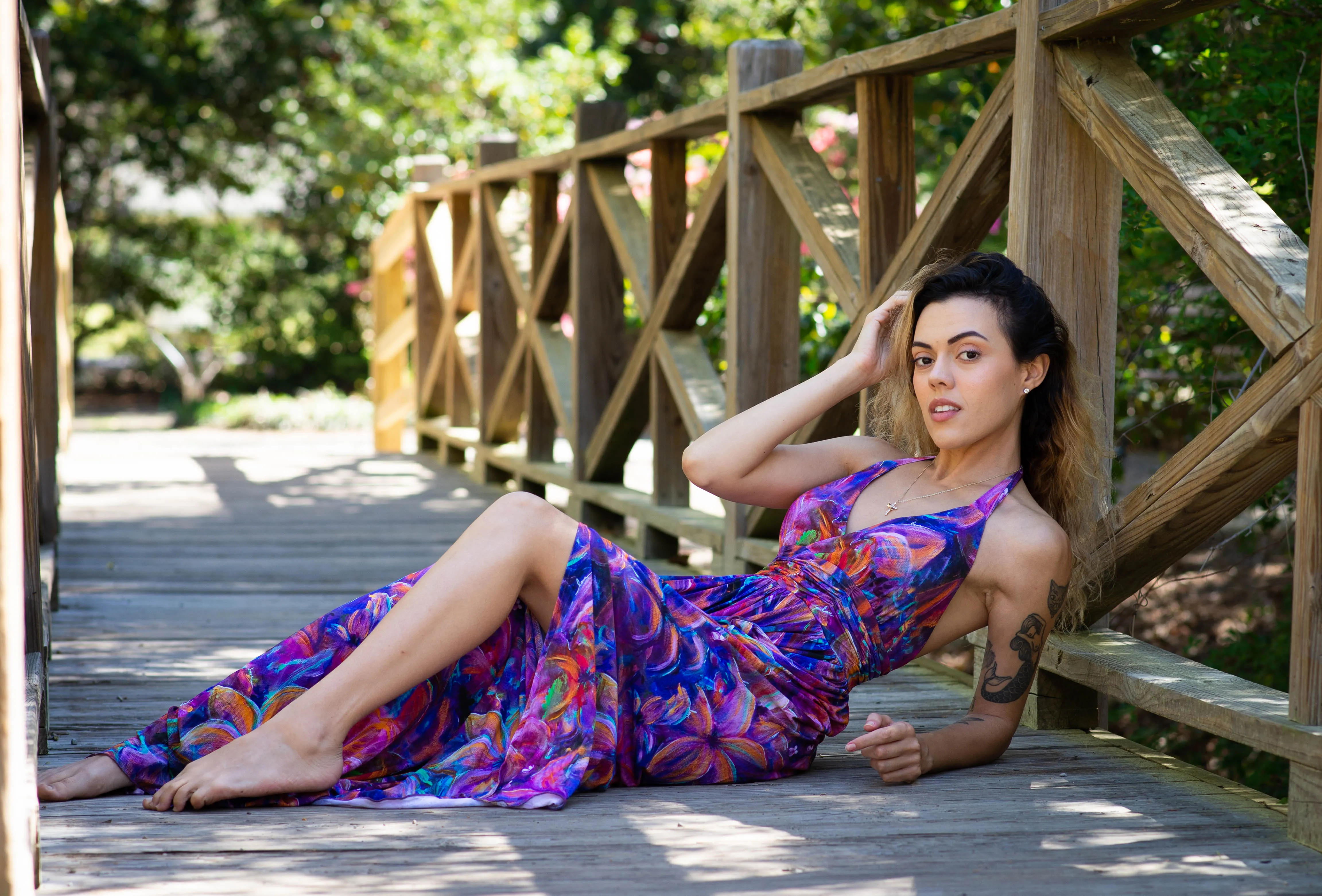 Flourish Bamboo Halter Dress
