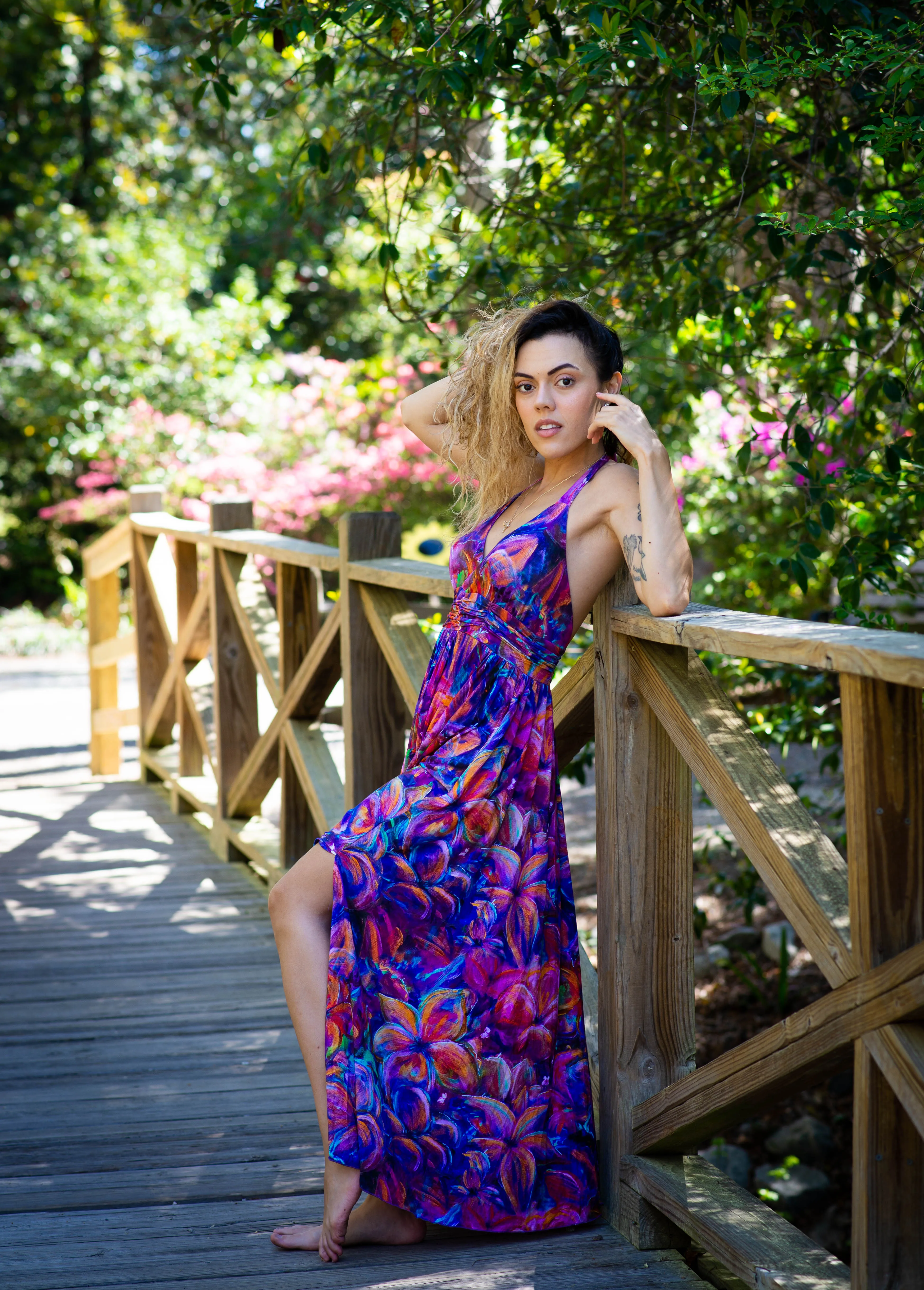 Flourish Bamboo Halter Dress